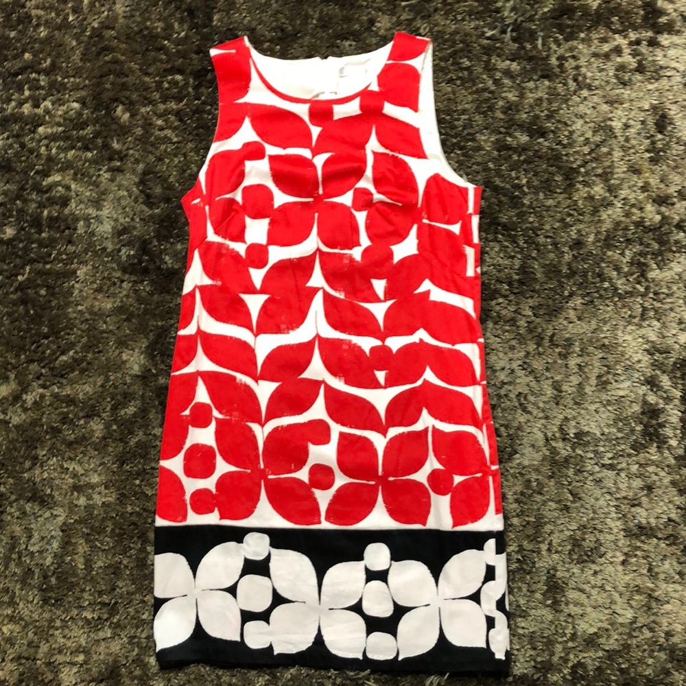 Red, White & Black Dress